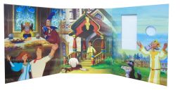 Альбом  планшет для монеты 25 рублей 2022 года Российская (Советская) мультипликация  Иван Царевич и серый волк