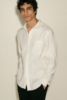 Camisa en mezcla de lino Easy Care Regular Fit - H&m фото 7