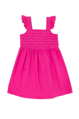 Розовое плетеное платье для девочки - U.s. polo assn фото 6