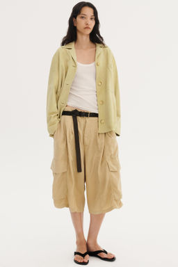 CAMISA BOLSILLO PIEL ANTE LIMITED EDITION / Amarillo
