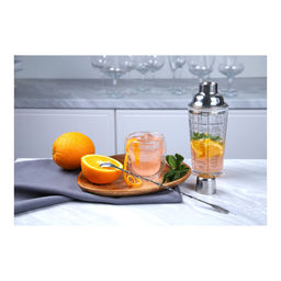 Ложка барная с вилкой для коктейлей Walmer Cocktail, 26 см, цвет стальной  фото 6