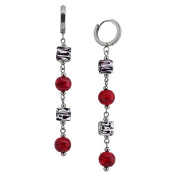 Серьги из муранского стекла SCARLET LAW LS3464