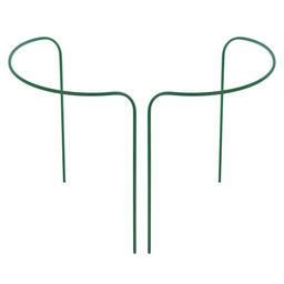 Цена за 2 шт. Кустодержатель, d=40 см, h=60 см, ножка d=1 см, металл, набор 2 шт., зелёный - Simaland фото 6