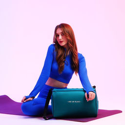 Сумка спорт Sport and wellness, 40*24*21, отд на молнии, зеленый - Nazamok фото 8