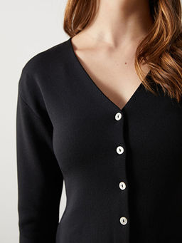 V Yaka Kad?n Triko H?rka