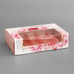 Цена за 5 шт. Коробка под 5 эклеров «Сладких моментов», 25.2×15×6.6 см
