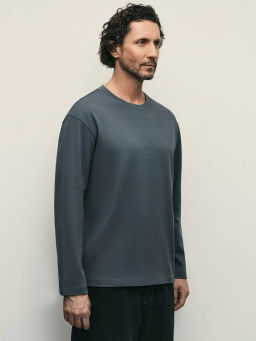 Лонгслив из плотного трикотажа / Zarina  фото 4