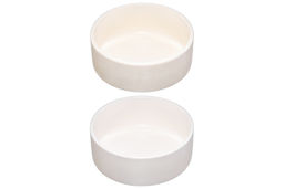 Набор 2 мисок для домашних питомцев 450 мл 28*14,5*6,5 см, с бамбуковой подставкой, белая - Elan gallery фото 8