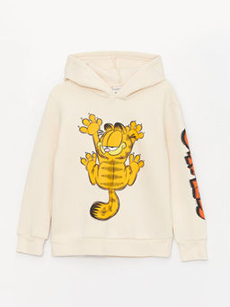 Garfield Bask?l? Erkek ?ocuk Hoodie