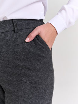 Брюки с резинкой в поясе с шерстью