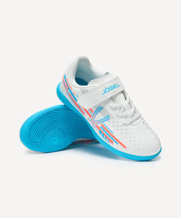 Бутсы зальные JOGEL Evofly IN Talant White/blue, детский