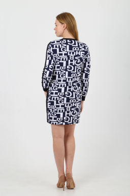 Платье женское, цвет синий