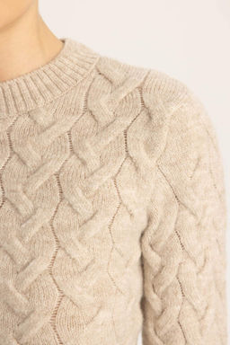 Укороченный свитер с круглым вырезом - Defacto фото 5