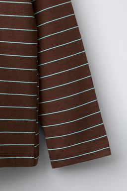 STRIPED PRINT T-SHIRT - Zara фото 4