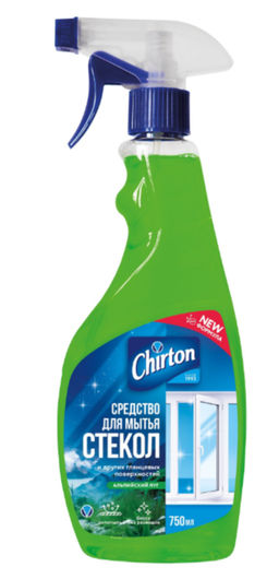 ЧИРТОН стеклоочиститель с распыл. 750мл Альпийский луг