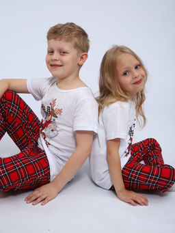 Пижама детская, модель 328, трикотаж (28 размер, Новый год) - Ивановотекстиль фото 9