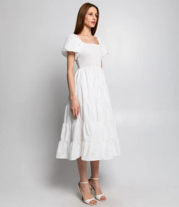 Платье #КТ5305 (1), белый