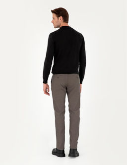 Kahverengi Slim Fit Kanvas Pantolon - Pierre cardin фото 4