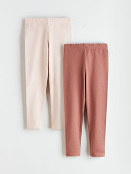 Beli Lastikli K?z ?ocuk Tayt 2li