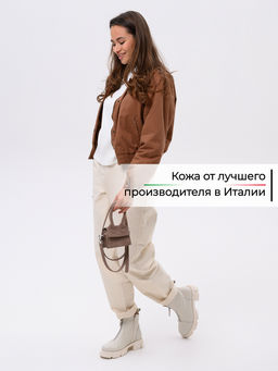 Ботинки 330.М.21074be. бежевый /шерсть