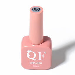 Гель лак для ногтей, с блёстками, трехфазный, 10 мл, LED/UV, розовый (26)