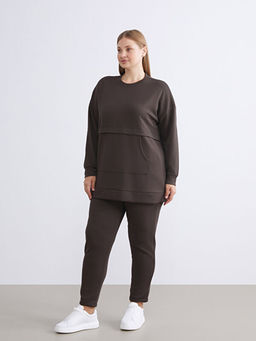 Bisiklet Yaka Kad?n Sweatshirt Tunik