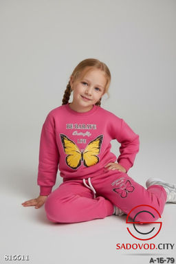 Костюм для девочки с бабочкой