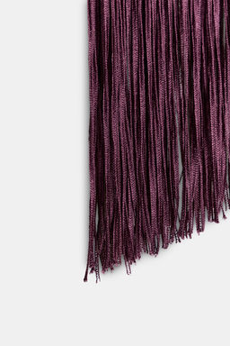 FRINGED STRETCH BANDEAU TOP - Zara фото 9