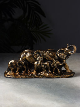 Фигурка полистоун «Семья слонов», 12×26×7 см