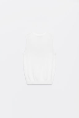SLEEVELESS KNIT TOP - Zara фото 26