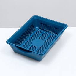 Туалет глубокий с сеткой 36×25×9 см, синий