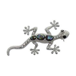 Брошь "Ящерица" гелиотис
