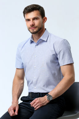 Рубашка 24-02-НТ-02 - Nicolo angi фото 3