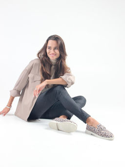 Лоферы туфли 172.1841be.Бежевый леопард