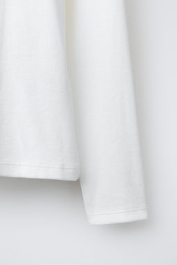 PLAIN T-SHIRT WITH MODAL - Zara фото 4