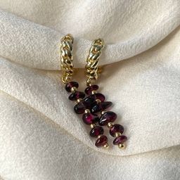 Серьги из Граната - Радуга самоцветов фото 3