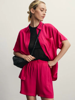 Шорты из вискозы с эластичным поясом / Zarina фото 7