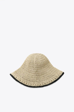 CONTRAST BUCKET HAT - Zara фото 3