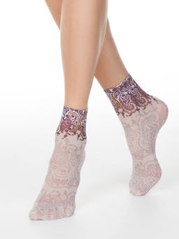 Цена за 2 пары. Носки фантазийные CONTE Носки с ярким принтом FANTASY 40