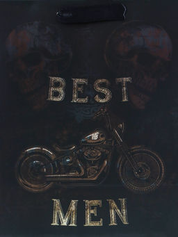 Пакет подарочный вертикальный Best man, MS 18?23?10 см