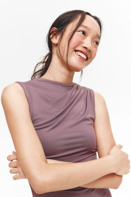 Top drapeado sin mangas - H&m фото 3