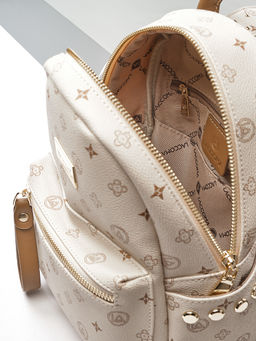 LACCOMA рюкзак AC7302-фигурки кремовый эко кожа  фото 7