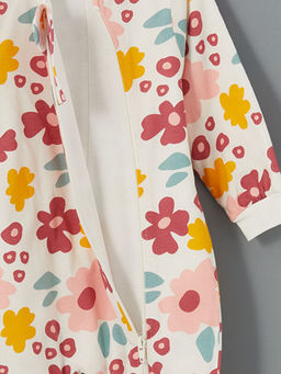 V Yaka ?i?ekli K?z Bebek Tulum - Waikiki фото 3