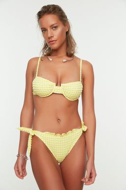TRENDYOLMILLA Sar? F?rf?rl? Regular Bikini Alt? TBESS22BA0074 фото 9