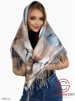 Платок теплый зимний двухсторонний - Bruno фото 19