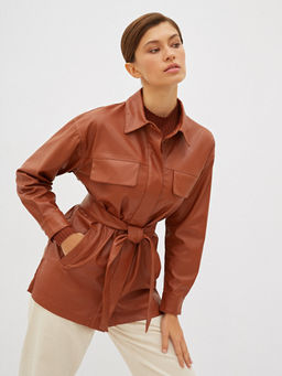 Conso/PR 210917 - bombay brown Рубашка