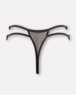 Трусы-стринги с отделкой - Deseo фото 4