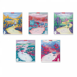 Цена за 160 шт. Тетрадь школьная ученическая ErichKrause Далекая планета, 24 листа, линейка (в плёнке по 10 шт.)  фото 2