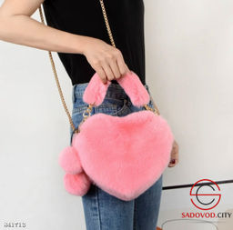 Сумка женская плюшевая