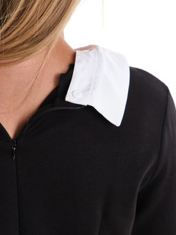 Школьное платье для девочки 22-7400 черный - Mini maxi фото 9